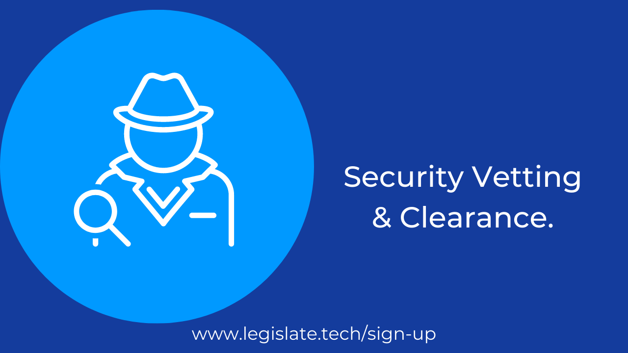 Legislate Employment Security Vetting And Clearance